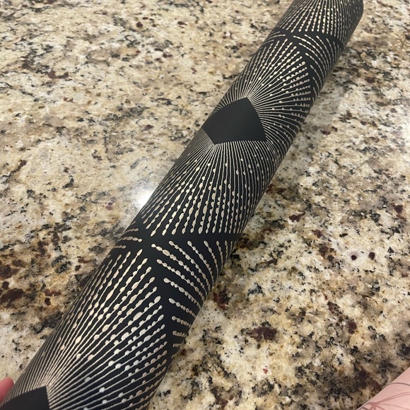 Geometric Black and Gold Wall Art - Picture 2 of 2